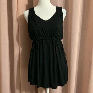 Sonoma Black Babydoll Top Sz Small